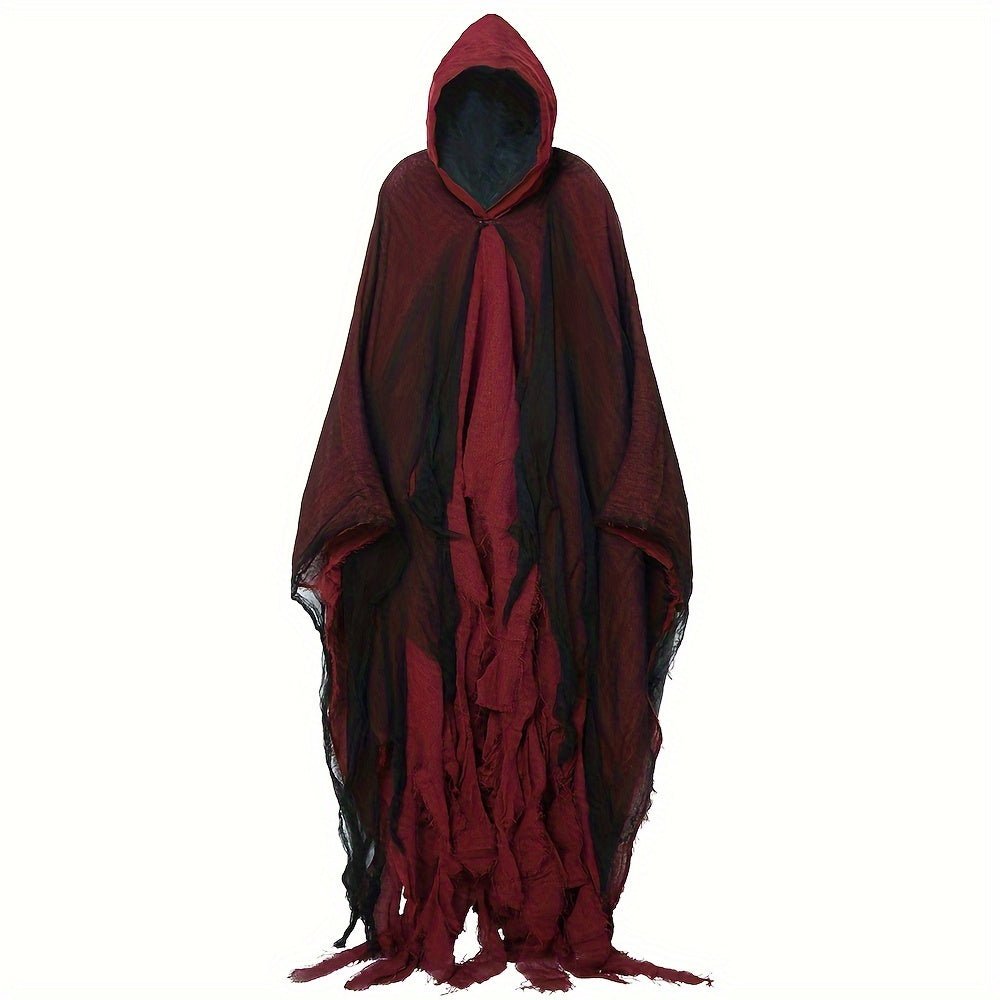 1pc Halloween Cloak, Skeleton Clothes, Mask, Ghost House, Chamber Of Secrets, Dressing Up Zombies, Costume Props Halloween Gift - 我的商店