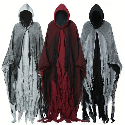 1pc Halloween Cloak, Skeleton Clothes, Mask, Ghost House, Chamber Of Secrets, Dressing Up Zombies, Costume Props Halloween Gift - 我的商店