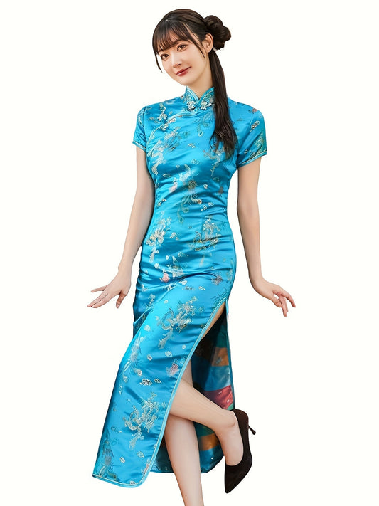 Cheongsam Role Play Long Cheongsam Cheongsam Clothing Slimming Large Size Sexy Temptation - 我的商店