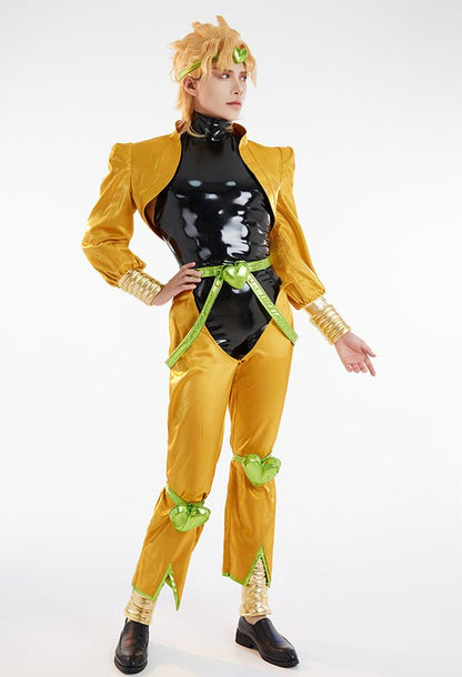 JoJos Dio Bulando Full Set Cosplay Costume with Headdress and Bracers - 我的商店