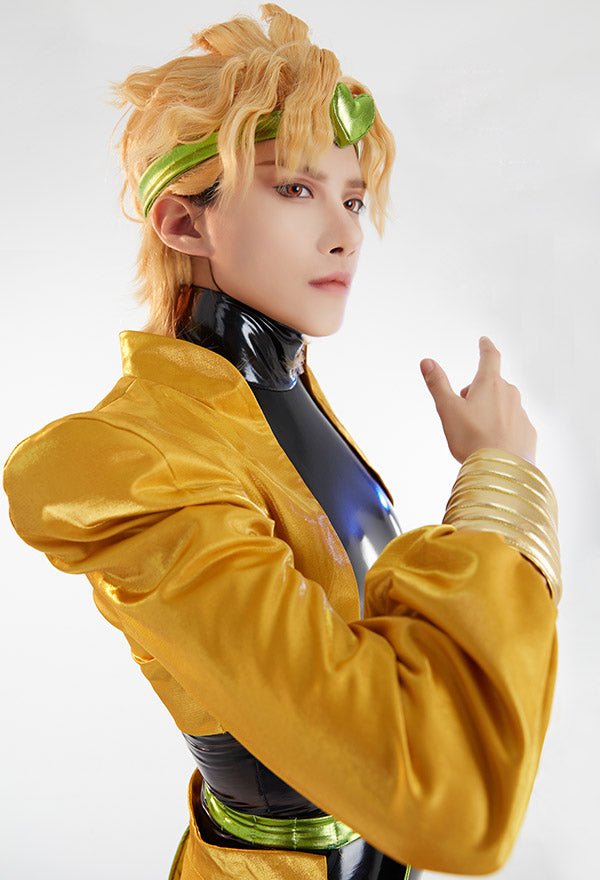 JoJos Dio Bulando Full Set Cosplay Costume with Headdress and Bracers - 我的商店